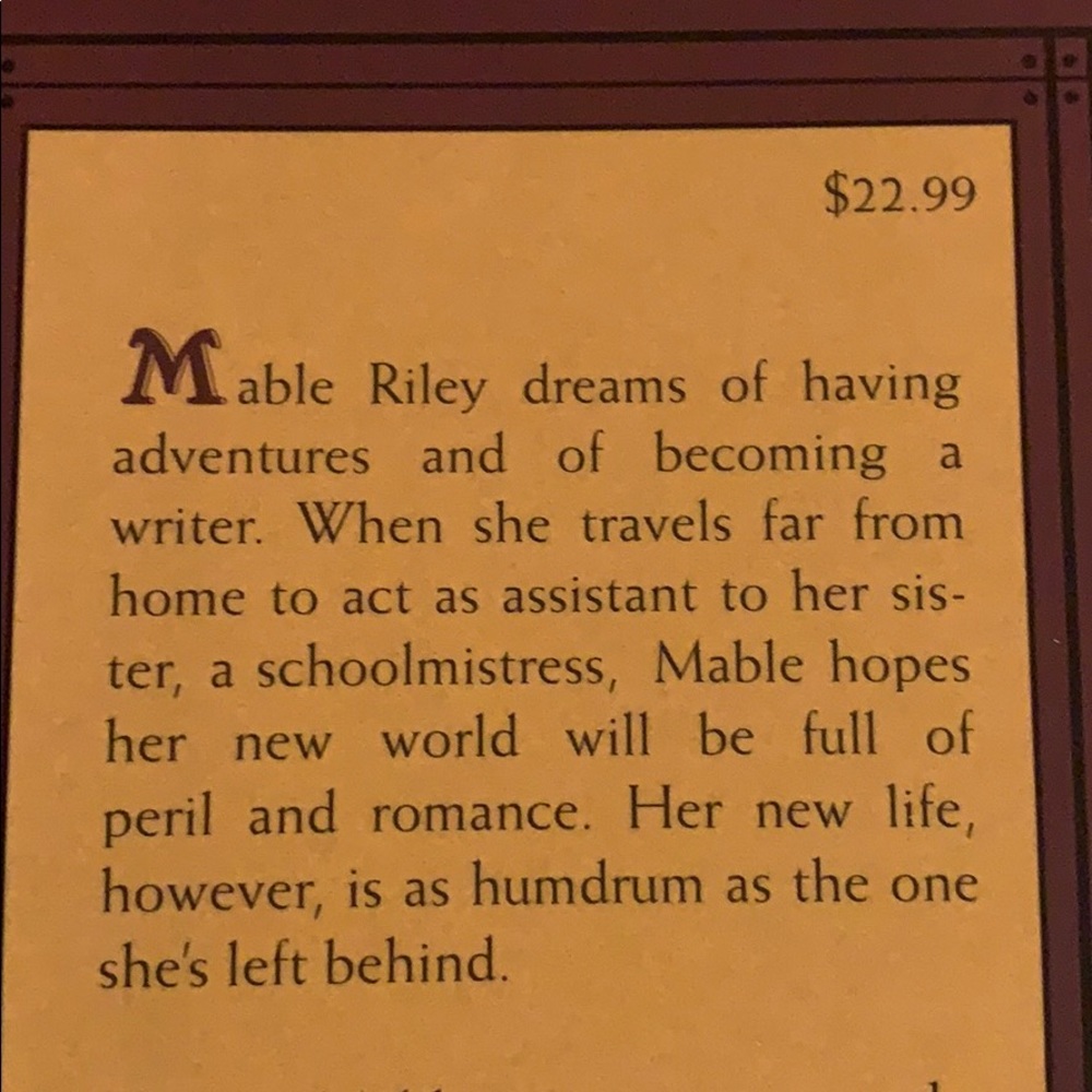 Mable Riley hardcover - Picture 5 of 5